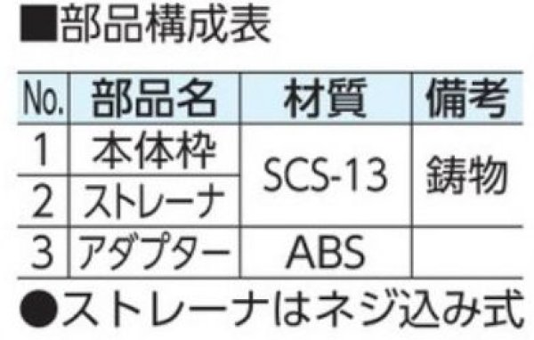 D-3VS-PU ステンレス製排水目皿 VPVU兼用 アウスのことなら配管資材の