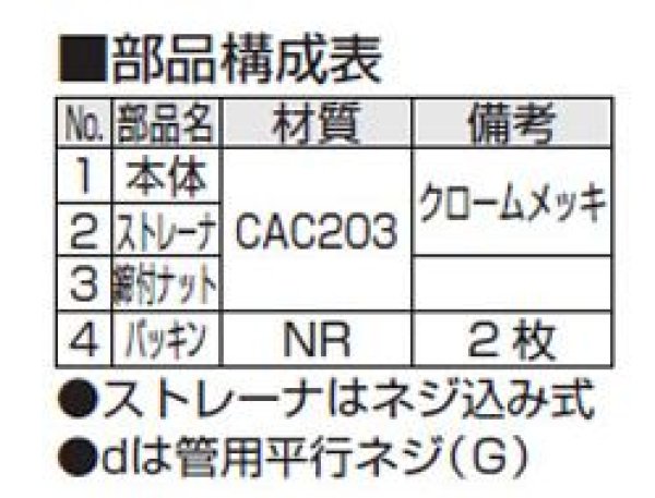 D-5 巣付排水目皿 （挟み込型） アウスのことなら配管資材の材料屋