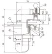 画像2: D-STCB6-VU 洗濯機用排水金具   50　アウス (2)