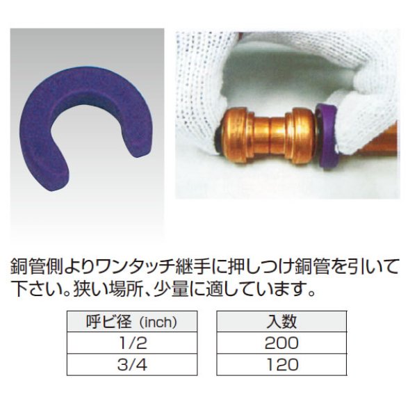 テクタッチ 銅管用ワンタッチ継手用工具 テクリップ S2626-TLのこと